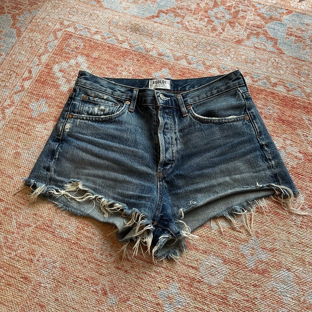 AGOLDE Parker Short in Dark Swapmeet size 25 - Picture 2 of 6